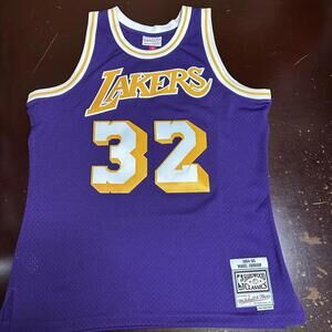 Mitchell & Ness Los Angeles Lakers Magic Johnson, purple basketball jersey L